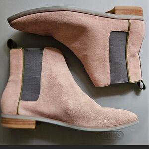 Ted Baker Pink and Gray Ankle Boots